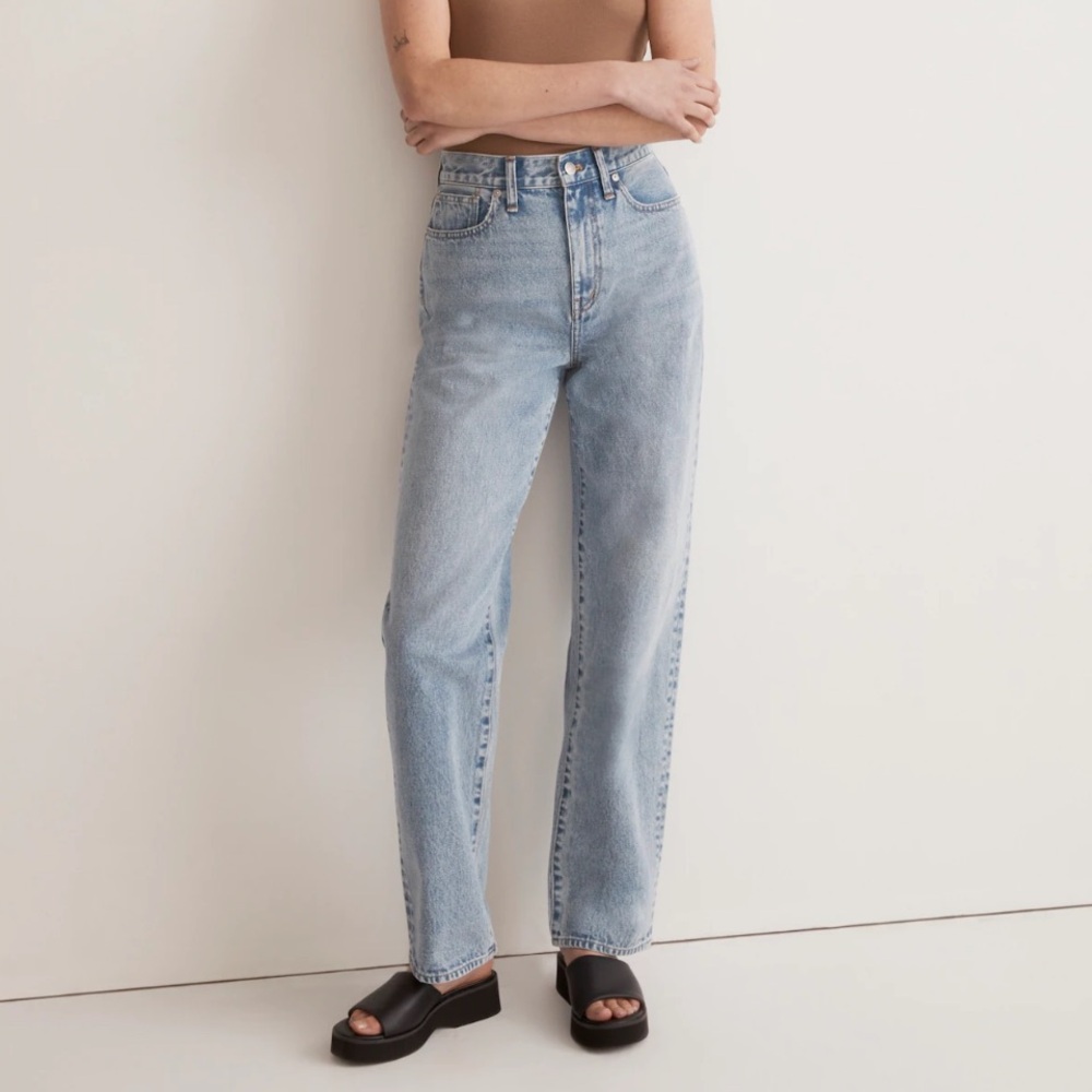 Madewell Baggy Straight Jeans Size 25P